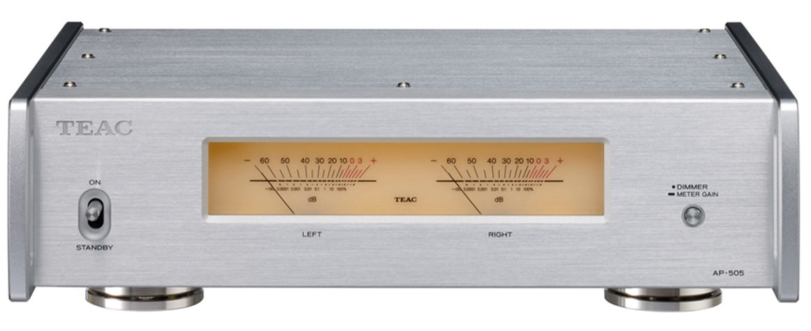 TEAC AP-505 Amplificatore di Potenza Stereo (Argento)