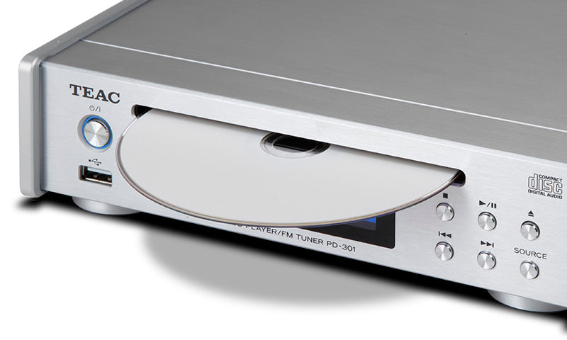 TEAC PD-301DAB-X/S, DAB+/FM e Lettore CD (Argento)
