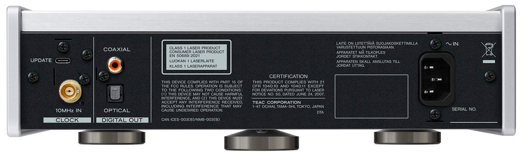 TEAC PD-505T Lettore CD (Argento)