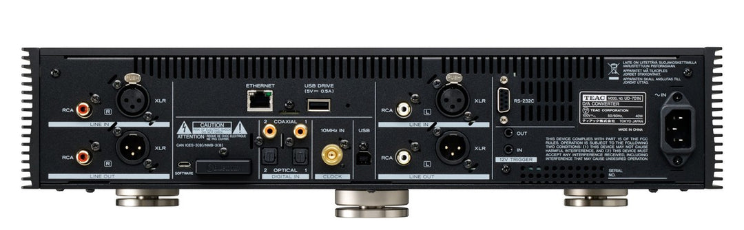 TEAC UD-701N DAC di rete Pre-Amp (Nero)