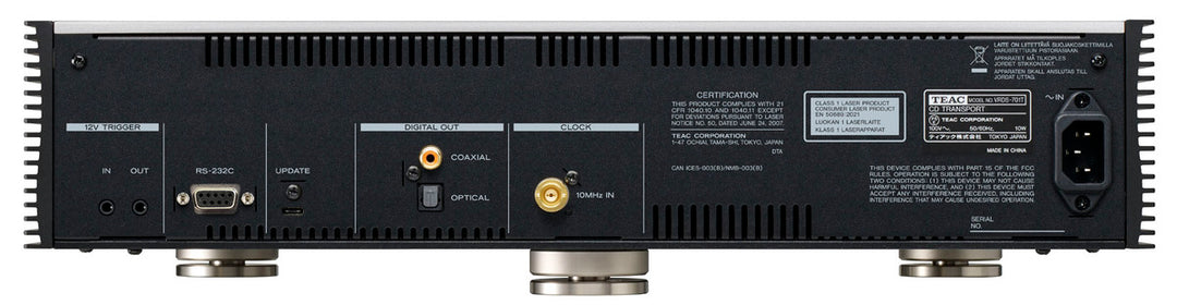 TEAC VRDS-701T Lettore CD (Argento)