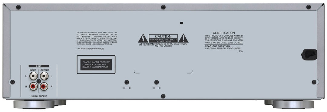 TEAC AD-850-SE CD/Cassette/USB Silver