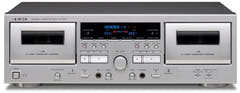 TEAC W-1200 Double Cassettedeck Silver