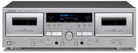TEAC W-1200 Deck doppio a cassette Silver