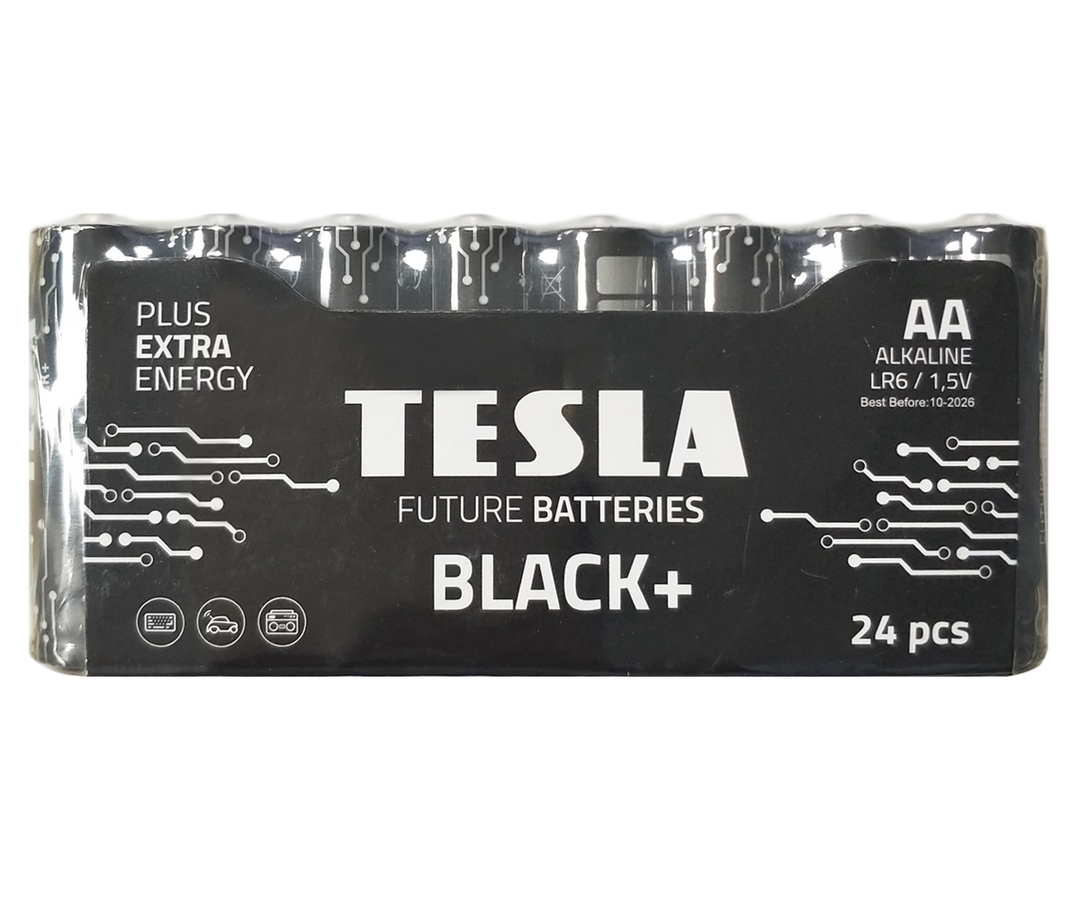 Tesla Black+ Batterie AA (24 pezzi)