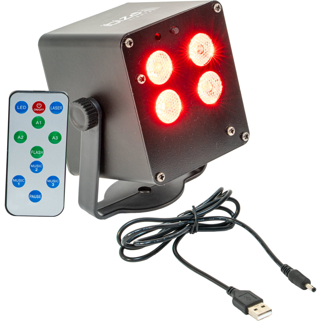 TinyLED Lampada a batteria con effetto wash