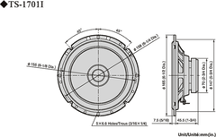 Pioneer TS-1701i Bilhøjttaler (17cm, 6,5")