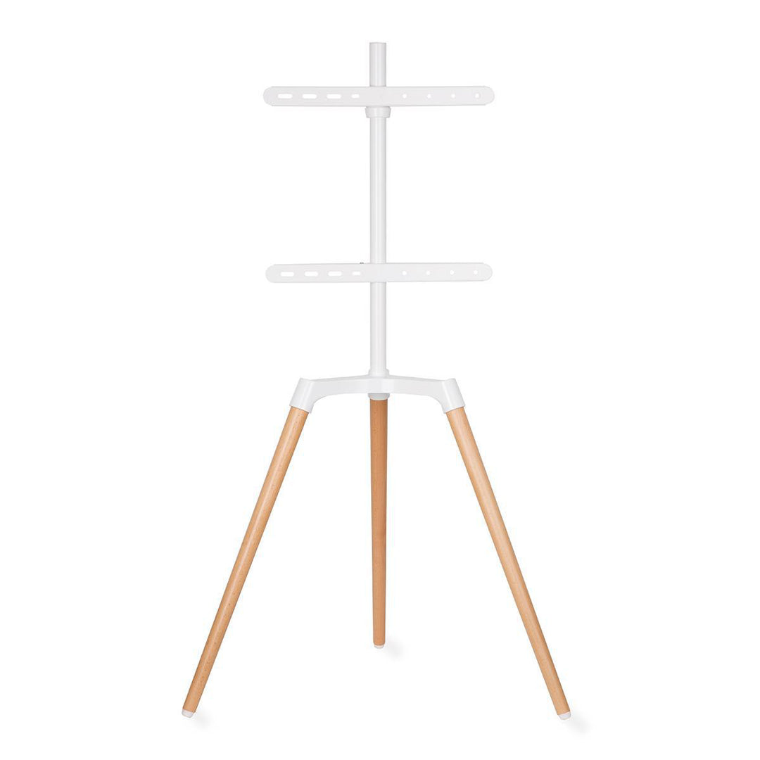 Supporto da Pavimento per TV (Bianco, Faggio, 50-65")