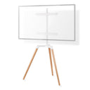 Supporto da Pavimento per TV (Bianco, Faggio, 50-65")