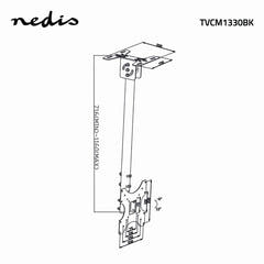 Supporto TV da Soffitto Completamente Regolabile (26-42", 20kg)