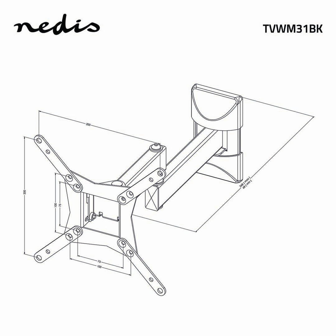 Supporto TV Completamente Regolabile (10-32", 30kg)
