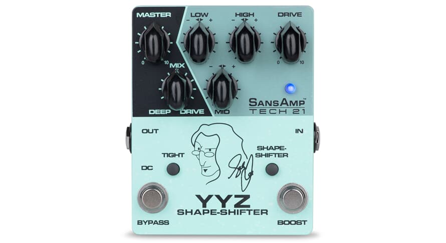 Pedale Tech 21 SansAmp YYZ Shape Shifter, Geddy Lee
