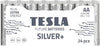 Tesla Silver+ AA Batterie Alcaline (24 pz)