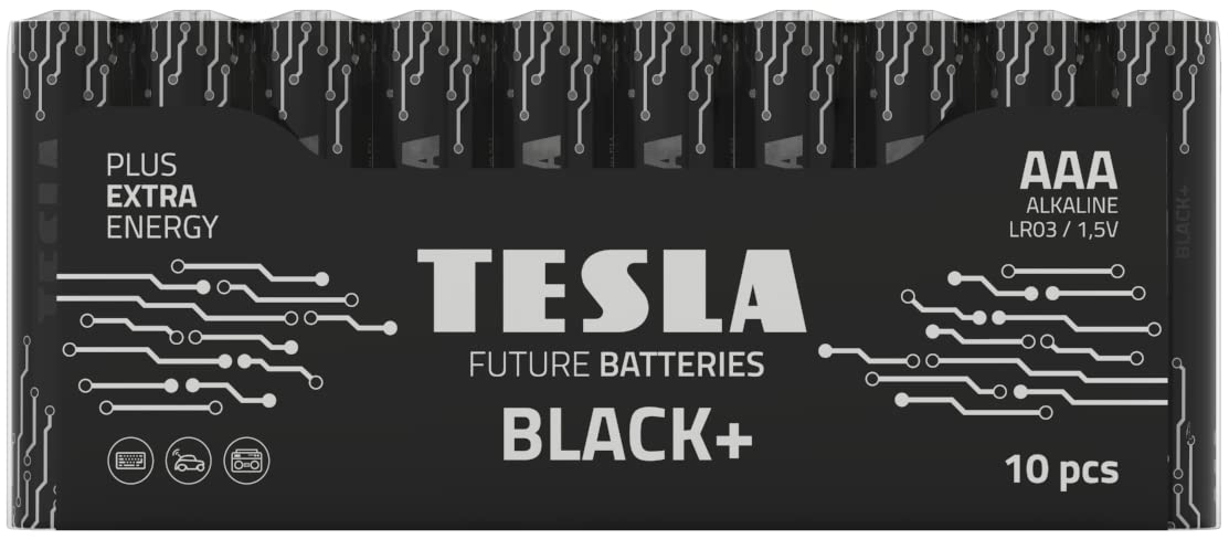 Batterie Tesla Black+ AAA (10 pezzi)