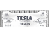 Batterie alcaline Tesla Silver+ AA (10 pezzi)