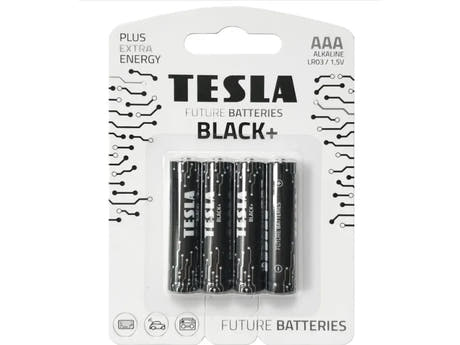 Tesla Black+ Batterie AAA (4 pezzi)