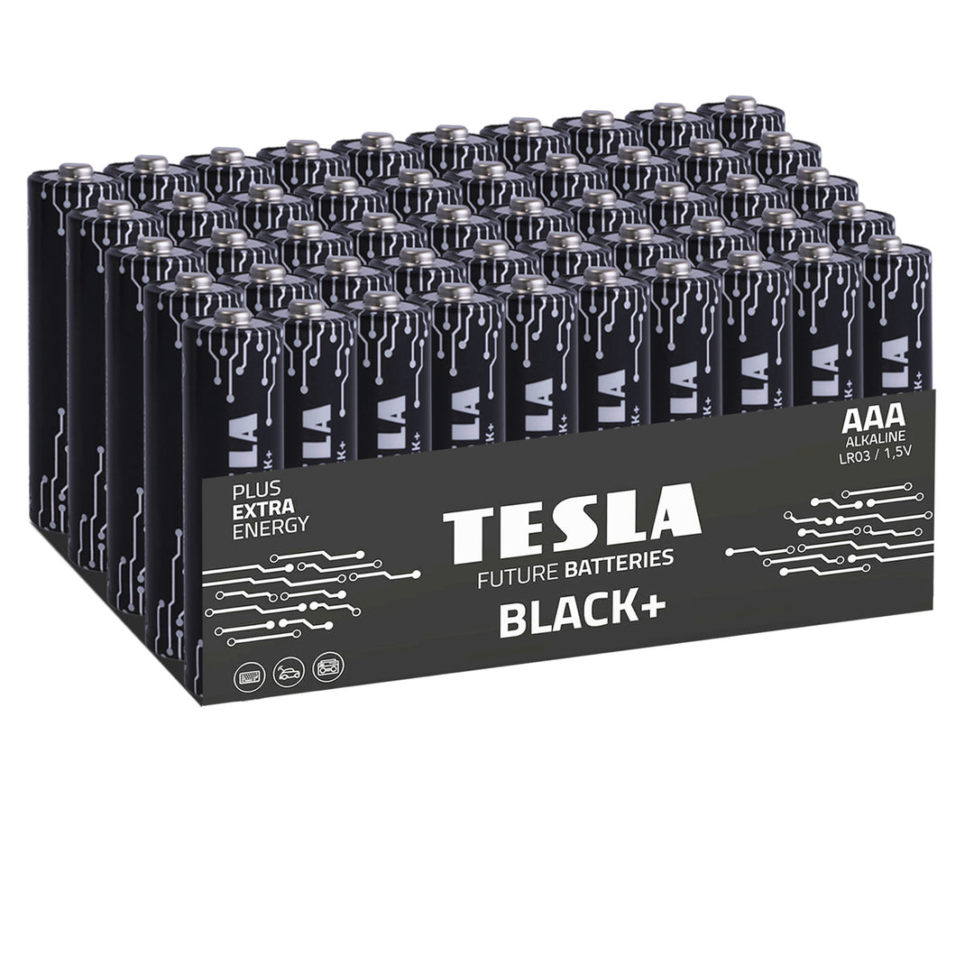Tesla Black+ Batterie AAA (50 pezzi)