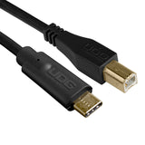 UDG Ultimate Audio Cable USB 2.0 C-B Nero Dritto 1,5m