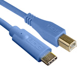 UDG Ultimate Audio Cable USB 2.0 C-B Blu Dritto 1,5m