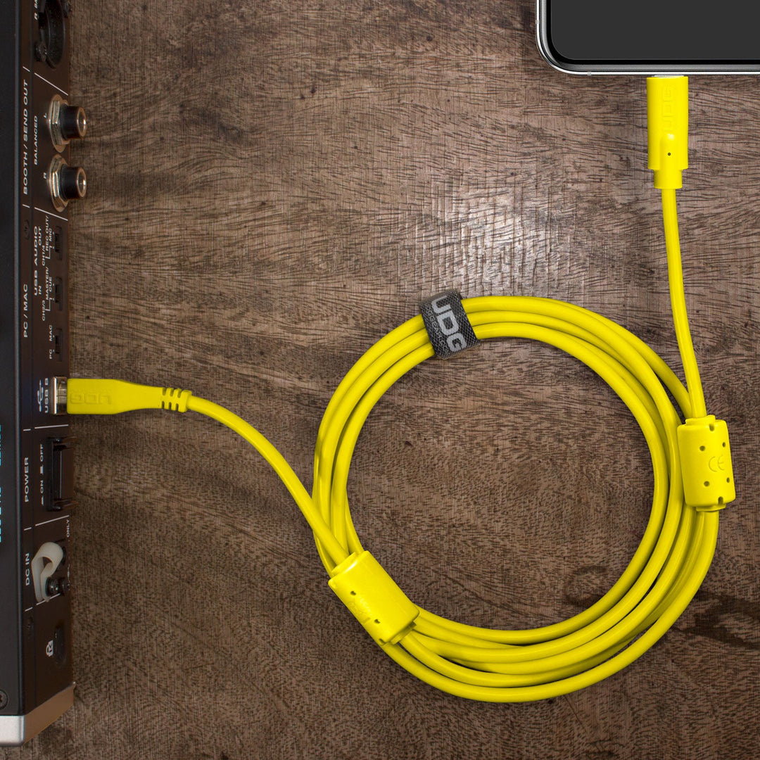 UDG Ultimate Audio Cable USB 2.0 C-B Giallo Dritto 1,5m