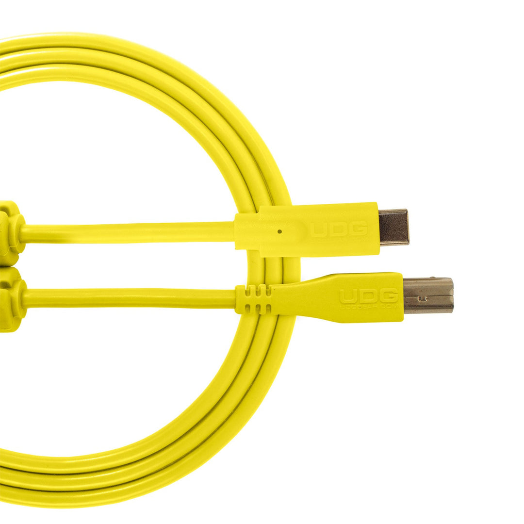 UDG Ultimate Audio Cable USB 2.0 C-B Giallo Dritto 1,5m
