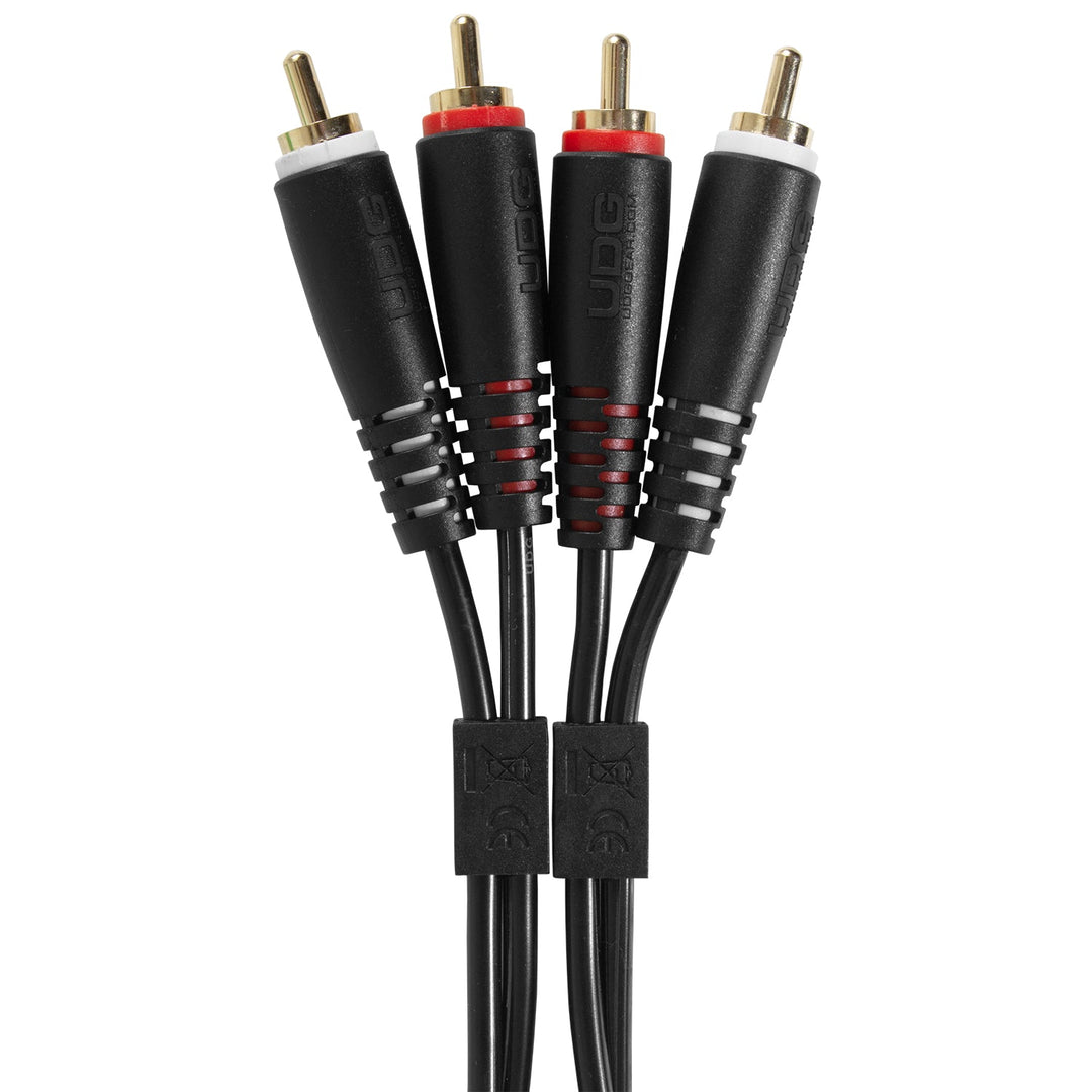 UDG Ultimate Audio Cable Set RCA - RCA Nero Dritto 3m