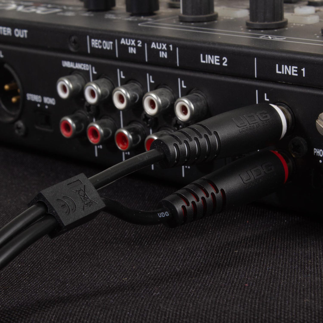 UDG Ultimate Audio Cable Set RCA - RCA Nero Dritto 3m