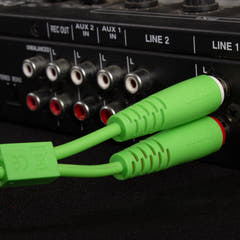 UDG Ultimate Audio Cable Set RCA - RCA Verde Dritto 1,5m