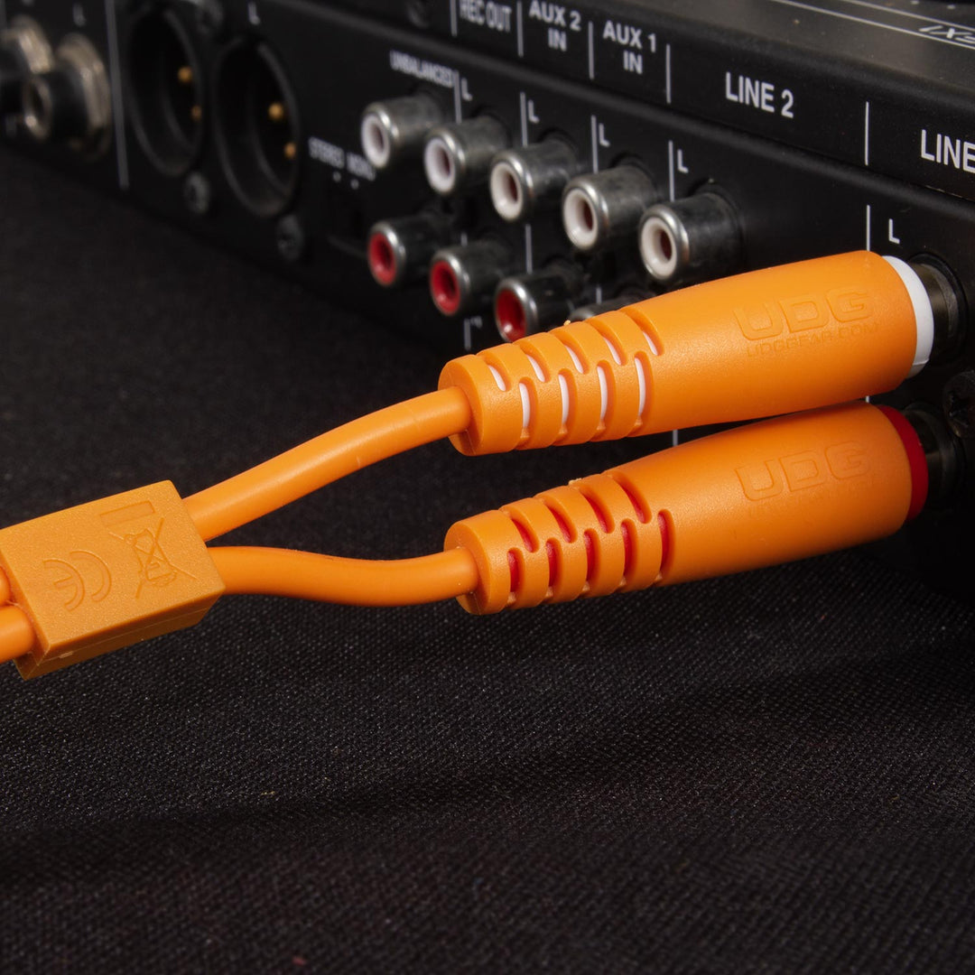 UDG Ultimate Audio Cable Set RCA - RCA Arancione Dritto 3m