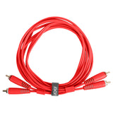 UDG Ultimate Audio Cable Set RCA - RCA Rosso Dritto 3m