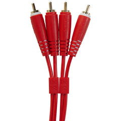 UDG Ultimate Audio Cable Set RCA - RCA Rosso Dritto 1,5m