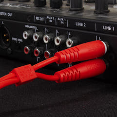 UDG Ultimate Audio Cable Set RCA - RCA Rosso Dritto 1,5m