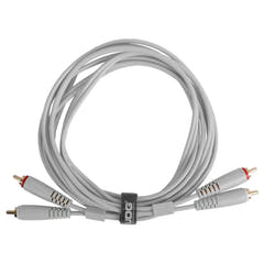 UDG Ultimate Audio Cable Set RCA - RCA Bianco Dritto 1,5m