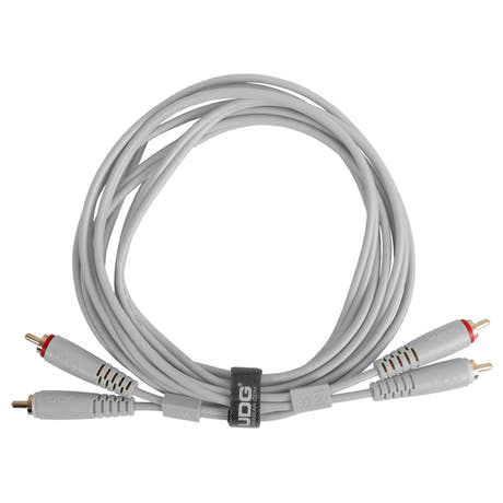 UDG Ultimate Audio Cable Set RCA - RCA Bianco Dritto 1,5m