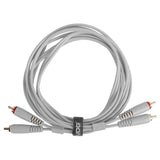 UDG Ultimate Audio Cable Set RCA - RCA Bianco Dritto 1,5m