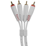 UDG Ultimate Audio Cable Set RCA - RCA Bianco Dritto 1,5m