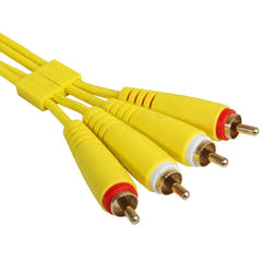 UDG Ultimate Audio Cable Set RCA - RCA Giallo Dritto 3m