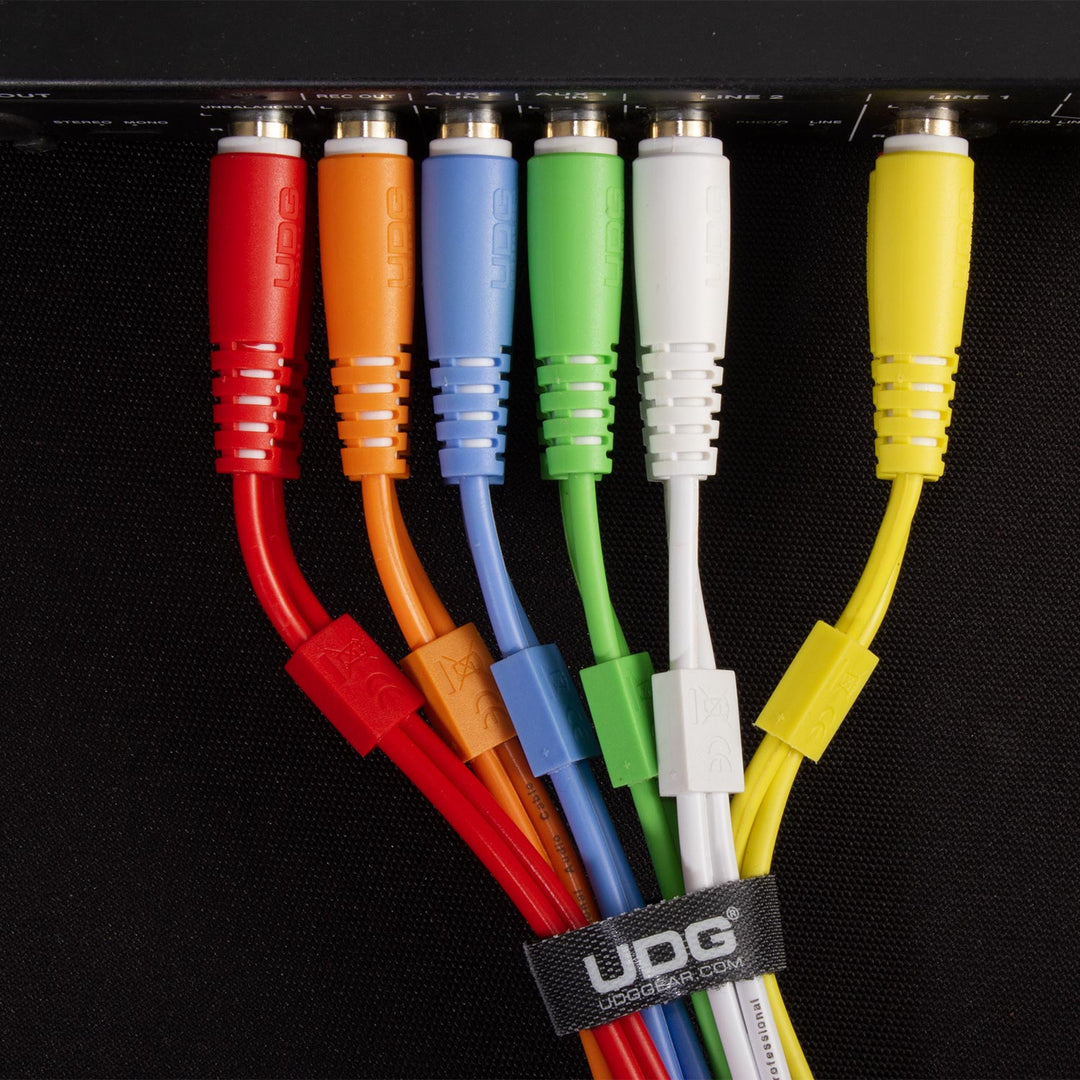 UDG Ultimate Audio Cable Set RCA - RCA Arancione Dritto 3m