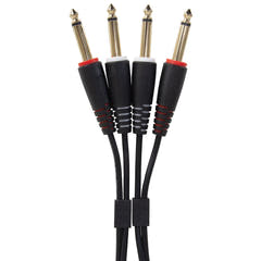 UDG Ultimate Audio Cable Set 1/4'' Jack-1/4'' Jack Nero Straight 3m
