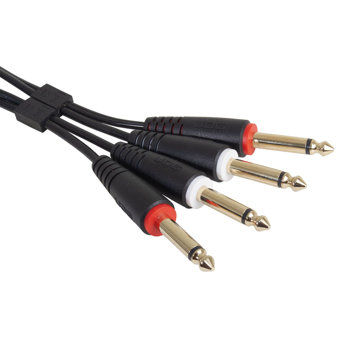 UDG Ultimate Audio Cable Set 1/4'' Jack-1/4'' Jack Nero Straight 3m