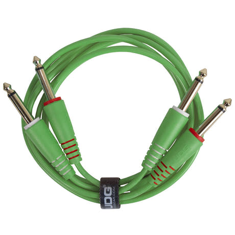 UDG Ultimate Audio Cable Set 1/4'' Jack-1/4'' Jack Verde Straight 3m