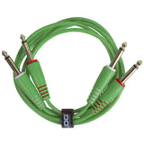 UDG Ultimate Audio Cable Set 1/4'' Jack-1/4'' Jack Verde Straight 1,5m