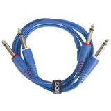 UDG Ultimate Audio Cable Set 1/4'' Jack-1/4'' Jack Blu Straight 1,5m