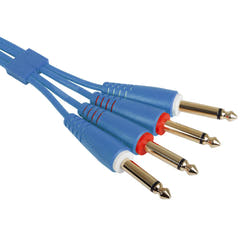 UDG Ultimate Audio Cable Set 1/4'' Jack-1/4'' Jack Blu Straight 1,5m
