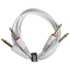 UDG Ultimate Audio Cable Set 1/4'' Jack-1/4'' Jack Bianco Straight 3m