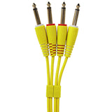 UDG Ultimate Audio Cable Set 1/4'' Jack-1/4'' Jack Giallo Straight 1,5m