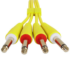 UDG Ultimate Audio Cable Set 1/4'' Jack-1/4'' Jack Giallo Straight 3m