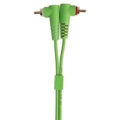 UDG Ultimate Audio Cable Set RCA Straight-RCA Angled Verde 3m