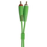 UDG Ultimate Audio Cable Set RCA Straight-RCA Angled Verde 3m