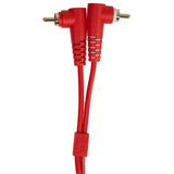 UDG Ultimate Audio Cable Set RCA Dritto-RCA Angolato Rosso 3m